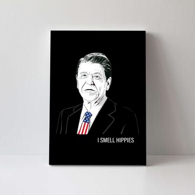 I Smell Hippies Ronald Reagan Canvas