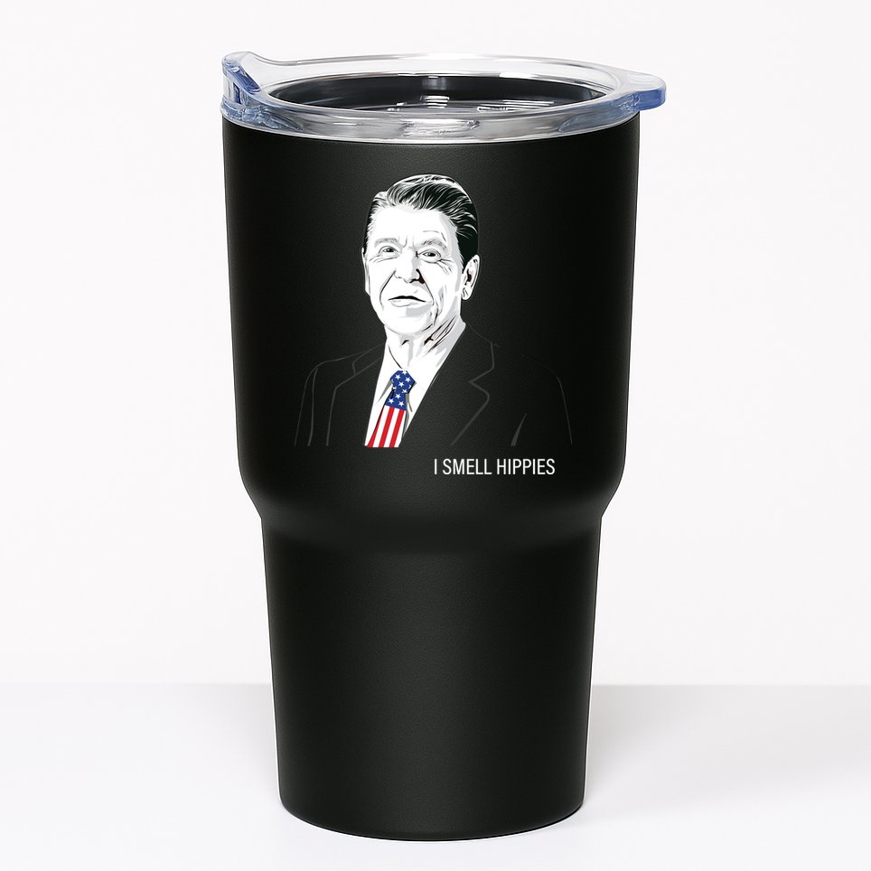 I Smell Hippies Ronald Reagan Tumbler