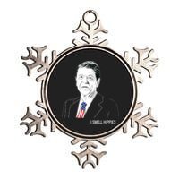 I Smell Hippies Ronald Reagan Metallic Star Ornament