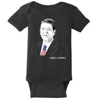 I Smell Hippies Ronald Reagan Baby Bodysuit