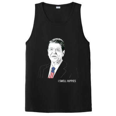 I Smell Hippies Ronald Reagan PosiCharge Competitor Tank