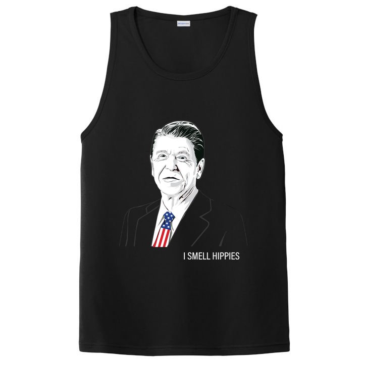 I Smell Hippies Ronald Reagan PosiCharge Competitor Tank
