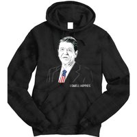 I Smell Hippies Ronald Reagan Tie Dye Hoodie