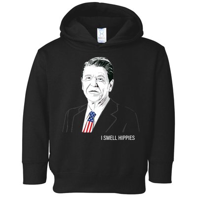 I Smell Hippies Ronald Reagan Toddler Hoodie