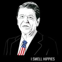 I Smell Hippies Ronald Reagan Toddler Hoodie