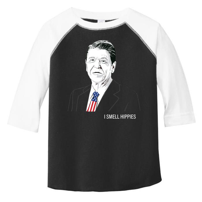 I Smell Hippies Ronald Reagan Toddler Fine Jersey T-Shirt