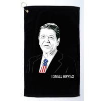 I Smell Hippies Ronald Reagan Golf Towel