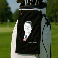 I Smell Hippies Ronald Reagan Golf Towel