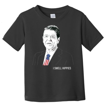 I Smell Hippies Ronald Reagan Toddler T-Shirt