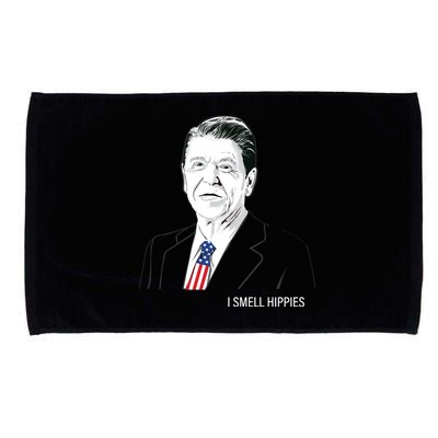 I Smell Hippies Ronald Reagan Microfiber Hand Towel