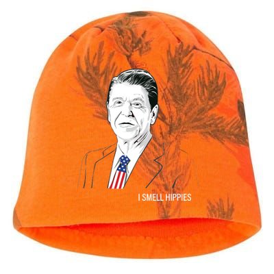 I Smell Hippies Ronald Reagan Kati - Camo Knit Beanie