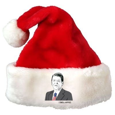 I Smell Hippies Ronald Reagan Premium Christmas Santa Hat