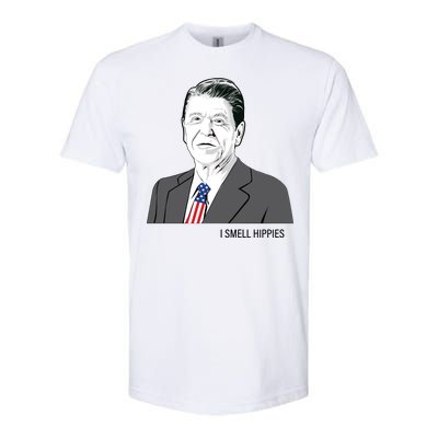 I Smell Hippies Ronald Reagan Softstyle® CVC T-Shirt