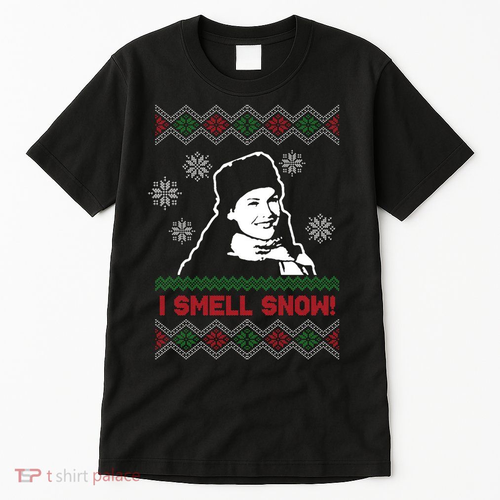 I Smell Snow Ugly Christmas Funny Tall T-Shirt