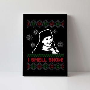 I Smell Snow Ugly Christmas Funny Canvas