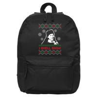 I Smell Snow Ugly Christmas Funny 16 in Basic Backpack