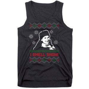 I Smell Snow Ugly Christmas Funny Tank Top