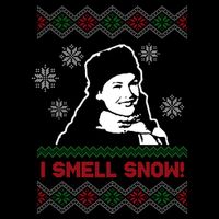 I Smell Snow Ugly Christmas Funny Kids T-Shirt