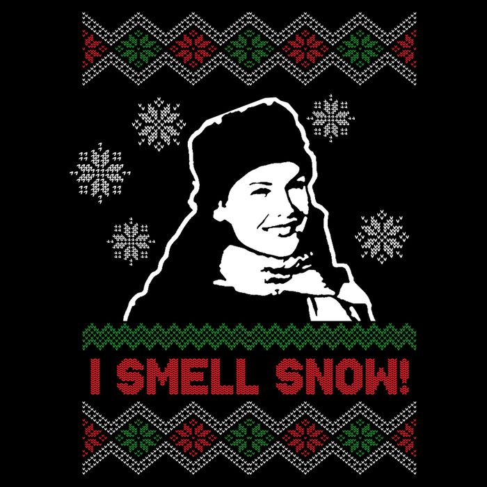 I Smell Snow Ugly Christmas Funny Kids T-Shirt