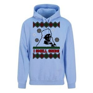 I Smell Snow Ugly Christmas Funny Unisex Surf Hoodie