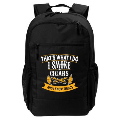 I Smoke Cigars And Know Thing Funny  Backpack