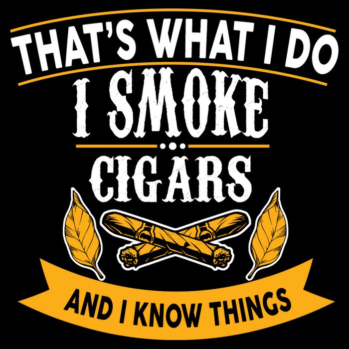 I Smoke Cigars And Know Thing Funny  Cropped Pullover Crew