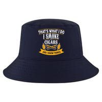 I Smoke Cigars And Know Thing Funny  Cool Comfort Performance Bucket Hat