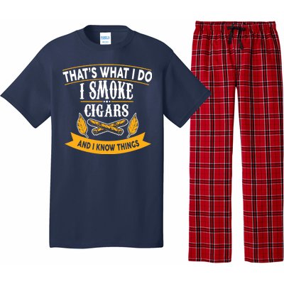 I Smoke Cigars And Know Thing Funny  Pajama Set