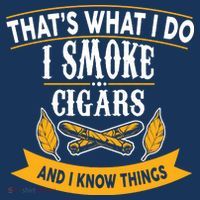 I Smoke Cigars And Know Thing Funny  Sustainable Knit Beanie