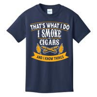 I Smoke Cigars And Know Thing Funny  Kids T-Shirt
