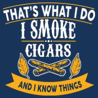 I Smoke Cigars And Know Thing Funny  Kids T-Shirt