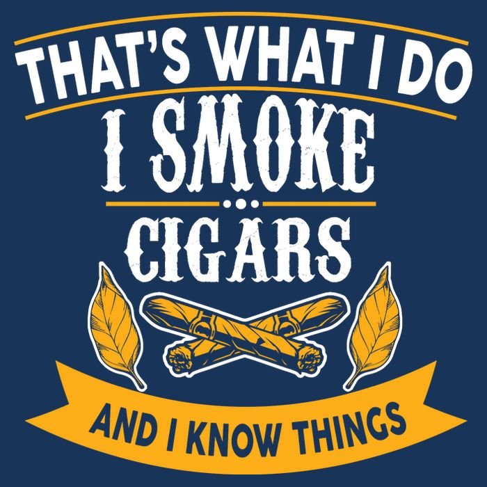 I Smoke Cigars And Know Thing Funny  Kids T-Shirt