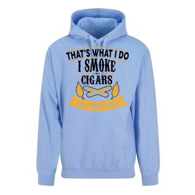 I Smoke Cigars And Know Thing Funny  Unisex Surf Hoodie