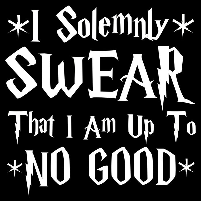 I Solemnly Swear That I Am Up To No Good 16 in Basic Backpack