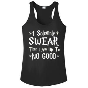 I Solemnly Swear That I Am Up To No Good Ladies PosiCharge Competitor Racerback Tank