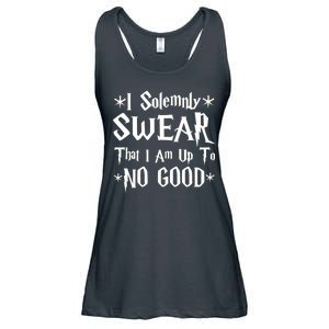 I Solemnly Swear That I Am Up To No Good Ladies Essential Flowy Tank