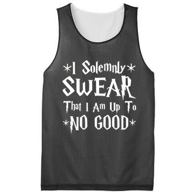 I Solemnly Swear That I Am Up To No Good Mesh Reversible Basketball Jersey Tank
