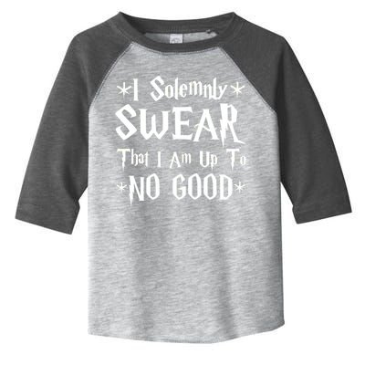 I Solemnly Swear That I Am Up To No Good Toddler Fine Jersey T-Shirt