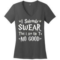 I Solemnly Swear That I Am Up To No Good Women's V-Neck T-Shirt