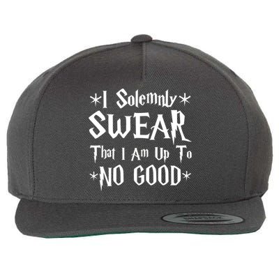 I Solemnly Swear That I Am Up To No Good Wool Snapback Cap
