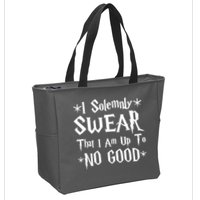 I Solemnly Swear That I Am Up To No Good Zip Tote Bag