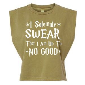 I Solemnly Swear That I Am Up To No Good Garment-Dyed Women's Muscle Tee