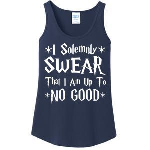 I Solemnly Swear That I Am Up To No Good Ladies Essential Tank