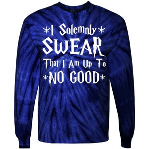 I Solemnly Swear That I Am Up To No Good Tie-Dye Long Sleeve Shirt