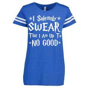 I Solemnly Swear That I Am Up To No Good Enza Ladies Jersey Football T-Shirt