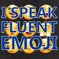 I Speak Fluent Emoji Adult Drive Performance Visor