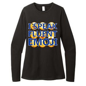 I Speak Fluent Emoji Womens CVC Long Sleeve Shirt