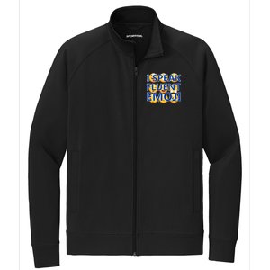 I Speak Fluent Emoji Stretch Full-Zip Cadet Jacket