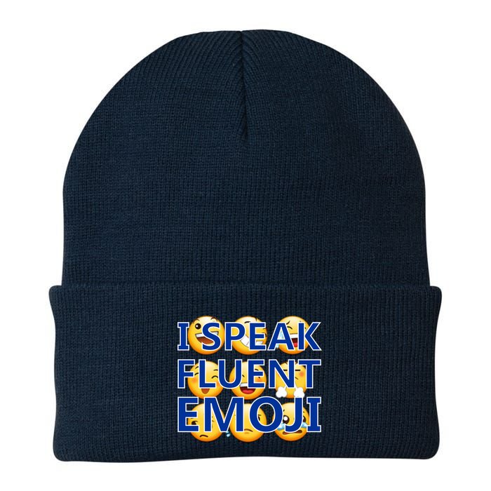 I Speak Fluent Emoji Beanie
