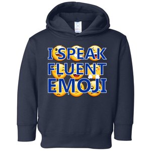 I Speak Fluent Emoji Toddler Hoodie